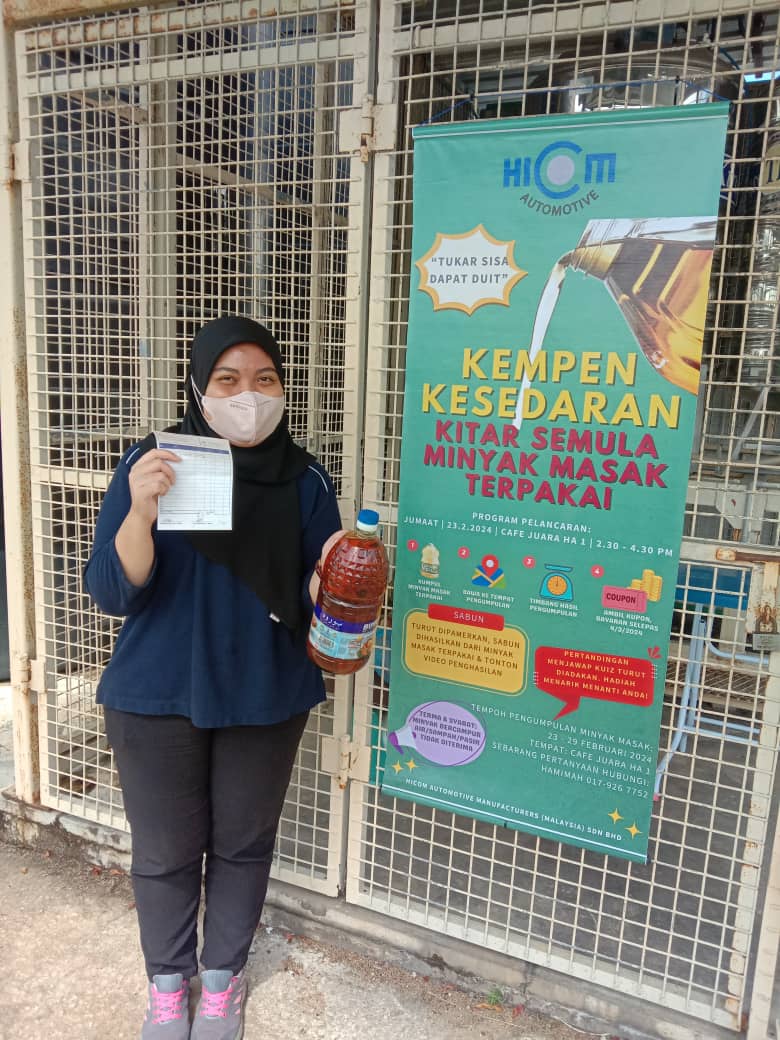 Kempen Kesedaran Kitar Semula Minyak Terpakai