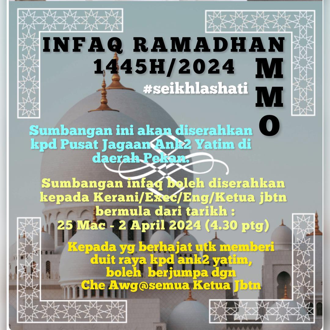 Majlis Infaq Ramadhan MMO