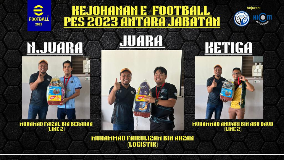 Kejohanan E-Football 2023 Antara Jabatan